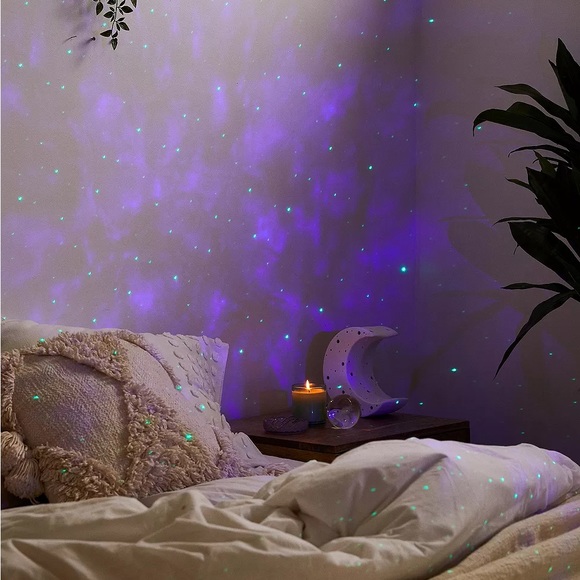 URBAN OUTFITTERS BlissLights Sky Lite LED Stars Projector Light Blue Clouds - Picture 2 of 10